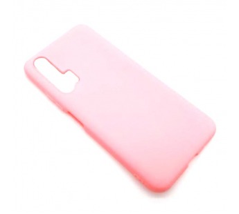 Чехол Honor 20 Pro (2019) Силикон Матовый Розовый#1637869