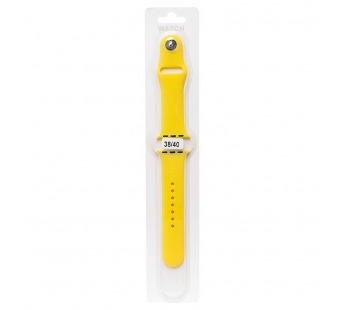 Ремешок - ApW03 для Apple Watch 38/40 mm Sport Band (L) (yellow)#1307127