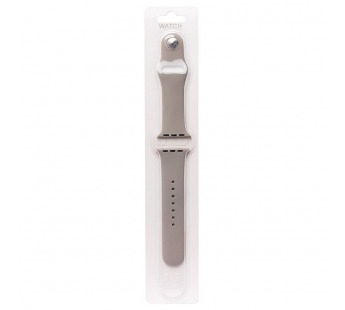 Ремешок - ApW03 для Apple Watch 38/40 mm Sport Band (S) (light grey)#1307147
