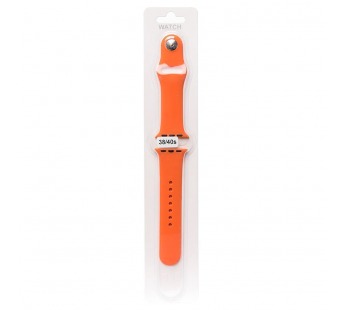 Ремешок - ApW03 для Apple Watch 38/40 mm Sport Band (S) (orange)#1307152