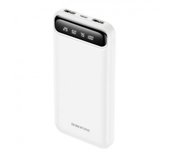 Внешний аккумулятор Borofone BJ14 Freeway 10000mAh (USB*2) (white)#1307296