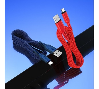 Кабель USB - Type-C Hoco X59, красный 1м#1983159