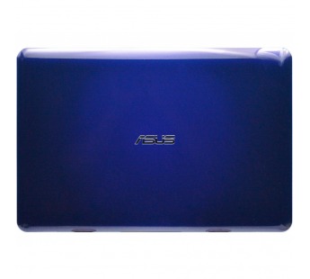 Крышка матрицы для ноутбука Asus X554L синяя глянцевая#1837558