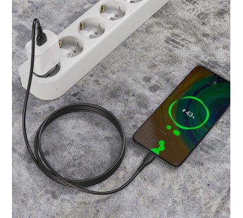 Кабель USB - Type-C Borofone BX51 Triumph (100см) черный#1856567