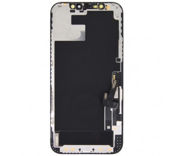 Дисплей для iPhone 12/12 Pro + тачскрин черный с рамкой 100%#1740323