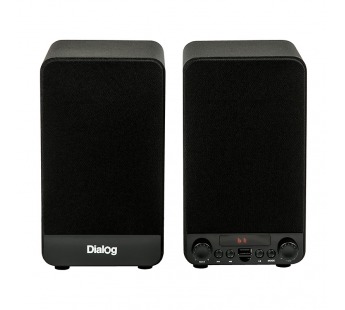 Колонки Dialog AJ-13 BLACK Jazz 2.0, 2*15W RMS, Bluetooth, USB+microSD reader#1355074