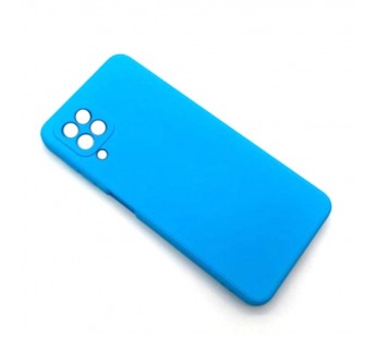 Чехол Samsung A22 (2021) Microfiber Голубой#1630815