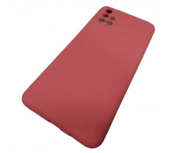                                Чехол силиконовый Samsung M51 Soft Touch малиновый*#2087481