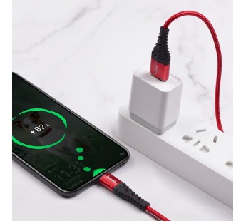 Кабель USB - Apple lightning Hoco X38 Cool Charging (red)#2032705