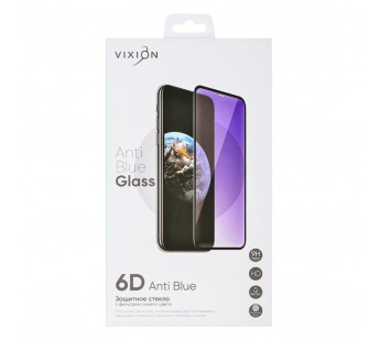 Защитное стекло Anti Blue для iPhone 6 Plus/6S Plus (черный) (VIXION)#1394501