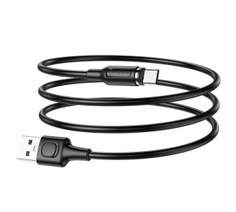 Кабель USB - Type-C Borofone BX41 Amiable (100см) магнитный черный#1983638