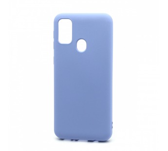 Чехол-накладка Silicone Case NEW ERA для Samsung Galaxy M21/M30S голубой#1395105
