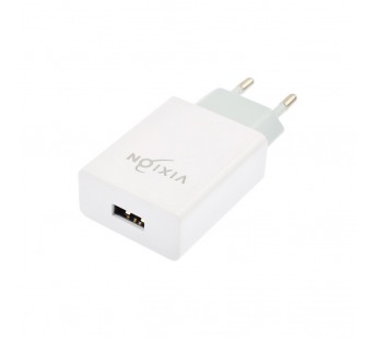 СЗУ VIXION L4m (1-USB/1A) + micro USB кабель 1м (белый)#1615027