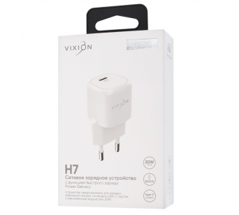 СЗУ VIXION Special Edition H7 (Type-C Power Delivery) 20W (белый)#1620533