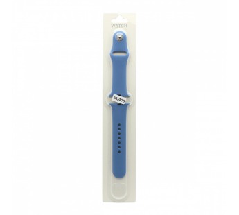                         Силиконовый ремешок для часов Sport Band Apple Watch 38/40 mm синий (024) S#1462005