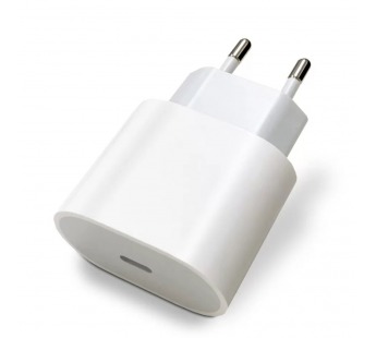 СЗУ адаптер Type-C (PD) 20W Hi-Copy (Быстрая зарядка iPhone 8-12) тех упаковка Белый#1547269