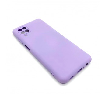 Чехол Samsung A12/M12 (2020) Microfiber Светло-Фиолетовый#1725859