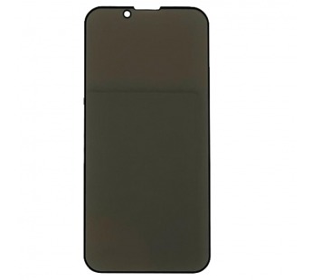 Защитное стекло iPhone 13 Mini (Full Glue Приватное) тех упаковка Черное#1455306