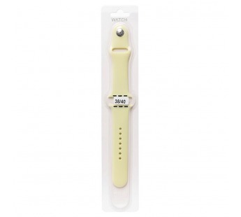 Ремешок - ApW03 для Apple Watch 38/40 mm Sport Band (L) (lemon cream)#1462058