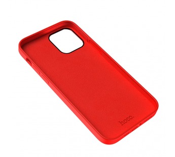 Чехол Hoco Pure series для IPhone13 Pro (6.1) Soft Touch, красный#1781393