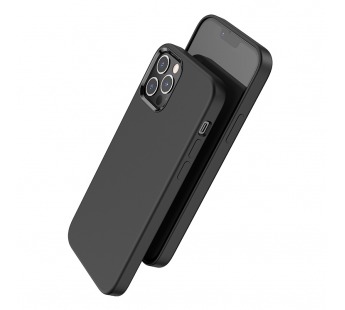 Чехол Hoco Pure series для IPhone13 Pro (6.1) Soft Touch, черный#1469462