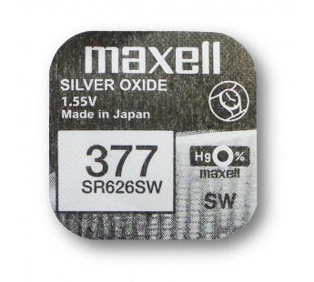 Батарейка MAXELL - часовые SR 626SW/1BL(377)#1505072