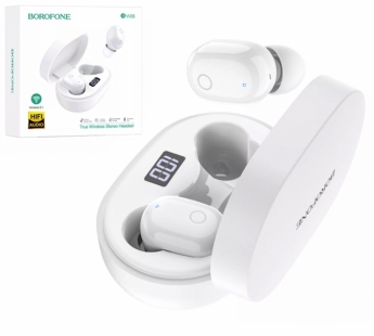Беспроводные Bluetooth-наушники TWS Borofone BW06 (белый)#1852015
