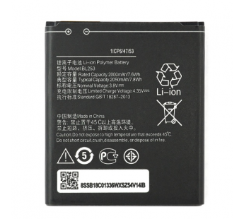 Аккумулятор для Lenovo A1000/A2580/A2860/A2010/A1010/A2016 (BL253) (VIXION)#1533285