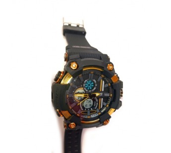 Часы наручные SBAO мужские с силиконовым ремешком (black/gold) (8039)#2139122