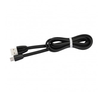 Кабель USB VIXION (K12m) microUSB (1м) силиконовый (черный)#1588008