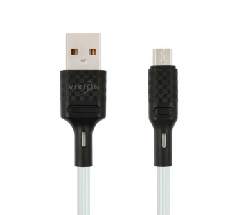Кабель USB VIXION (K27m) microUSB (1м) (белый)#1587643