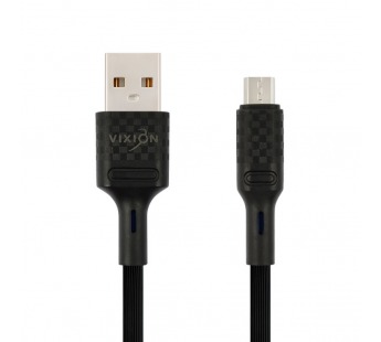 Кабель USB VIXION (K27m) microUSB (1м) (черный)#1587441