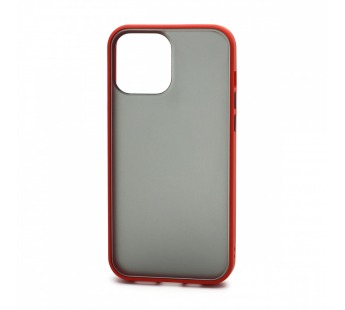 Чехол-накладка Shockproof для Apple iPhone 13 Pro Max красно-черный#1594806