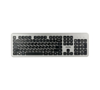                     Беспроводной комплект клавиатура+мышь Smartbuy 233375AG серо-черный #1595003