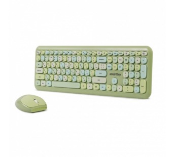                     Беспроводной комплект клавиатура+мышь Smartbuy 666395AG зеленый#1594982