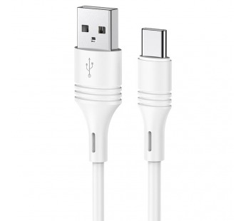 Кабель USB - Type-C Borofone BX43 ПВХ 1м (White)#1601455