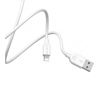 Кабель USB - Apple lightning Borofone BX14 ПВХ 3м (White)#1629745