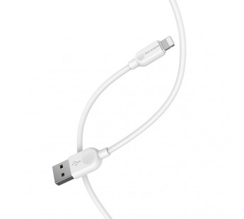 Кабель USB - Apple lightning Borofone BX14 ПВХ 3м (White)#1629747