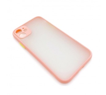 Чехол iPhone 11 Противоударный Матовый Розовый Песок#1661795