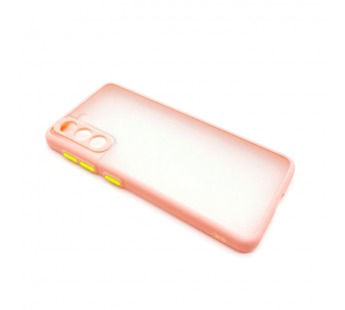 Чехол Samsung S21 (2021) Противоударный Матовый Розовый Песок#1615625