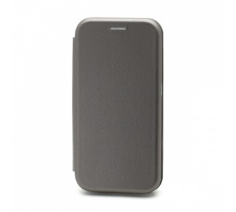 Чехол-книжка BF модельный (силикон/кожа) для Samsung Galaxy M01 серебристый#1785442