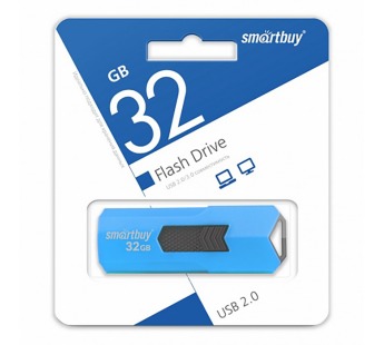 Флэш накопитель USB 32 Гб Smart Buy STREAM (blue) (100825)#1618223