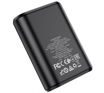 Внешний аккумулятор Hoco Q3 Mayflower PD20W+QC3.0 10000 mAh (USB) (black)#1614585