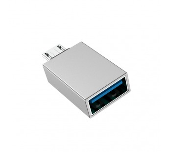 Адаптер Borofone BV2 Micro USB OTG Adapter (silver)#1615381