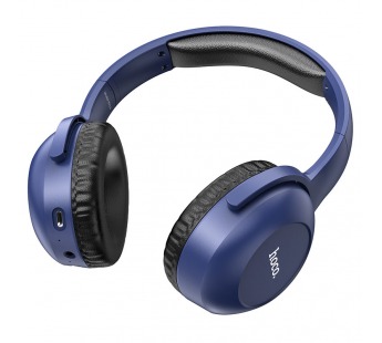 Наушники Bluetooth накладные с микрофоном Hoco W33, цвет синий#1615395