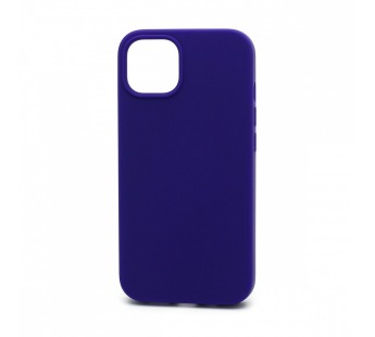 Чехол-накладка Silicone Case без лого для Apple iPhone 13 (полная защита) (030) фиолетовый#1616391