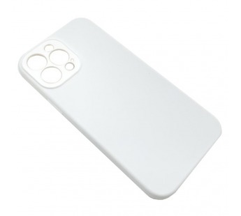 Чехол iPhone 13 Pro Max Silicone Case (Full Camera/No Logo) №02 Белый#2036282