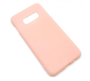 Чехол Samsung S10Е (2019) Силикон Матовый Розовый Песок#1638183