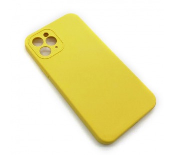 Чехол iPhone 11 Pro Silicone Case (Full Camera/No Logo) №09 Блестящий Желтый#1620031