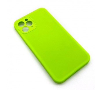 Чехол iPhone 11 Pro Silicone Case (Full Camera/No Logo) №21 Блестящий Зеленый#1619981